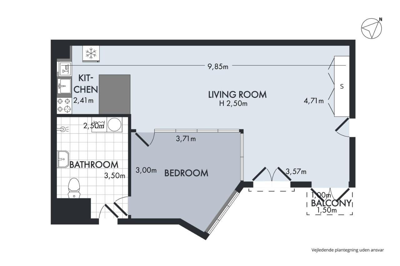 Sanders City - Popular One-Bedroom Apartment In The Lovely Capital Копенгаген Экстерьер фото